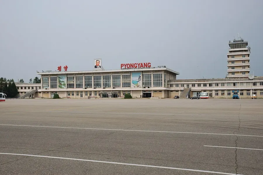 The Pyongyang International Airport card
