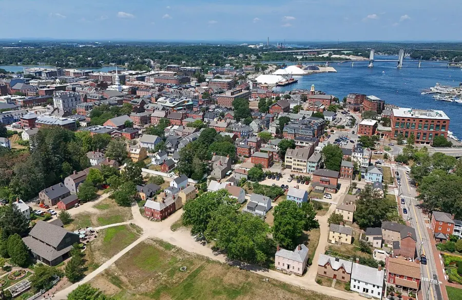 La carte Portsmouth