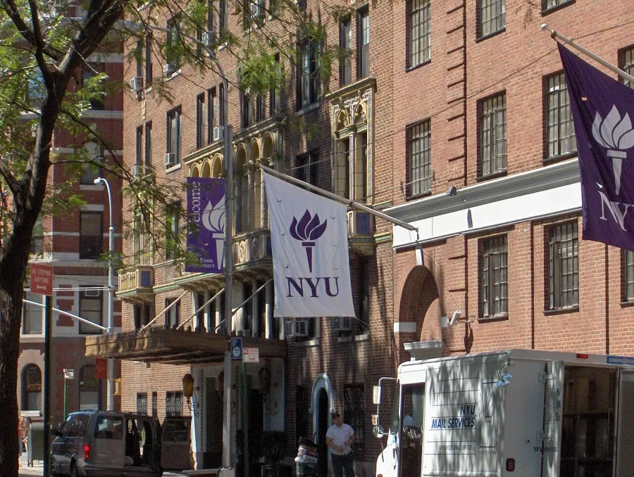 La carte Université de New York