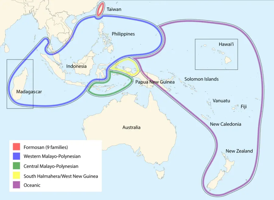 The Austronesian languages card