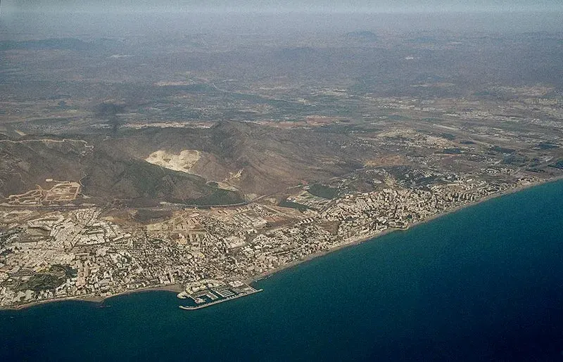 La carte Torremolinos