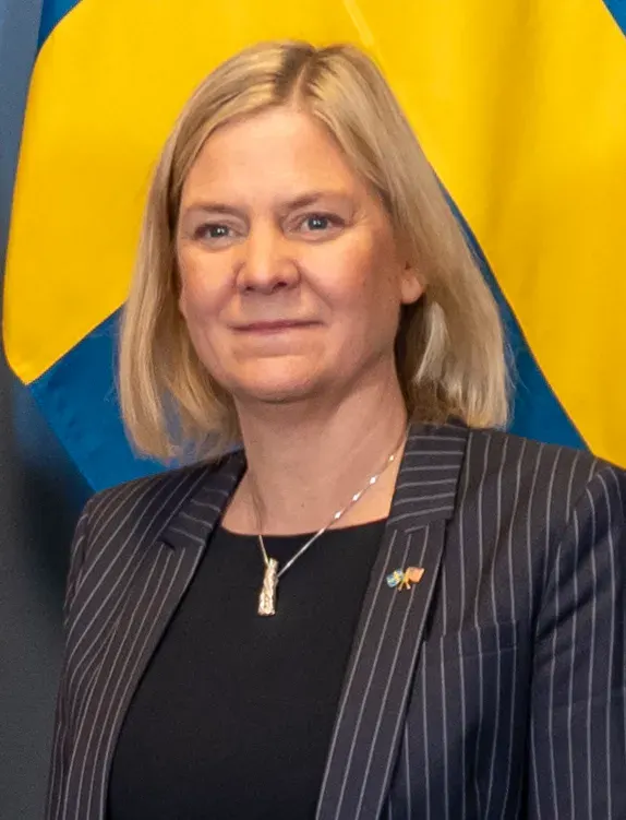 La carte Magdalena Andersson