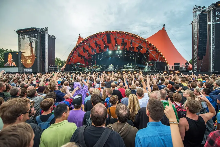 La carte Festival de Roskilde