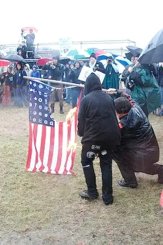La carte Amendement contre la désacralisation du drapeau des États-Unis