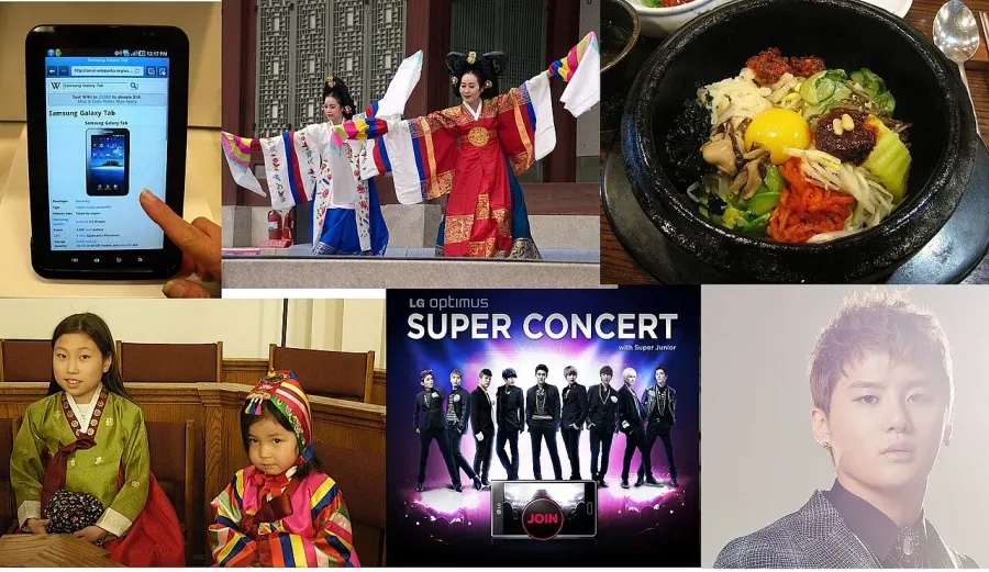 La carte Hallyu