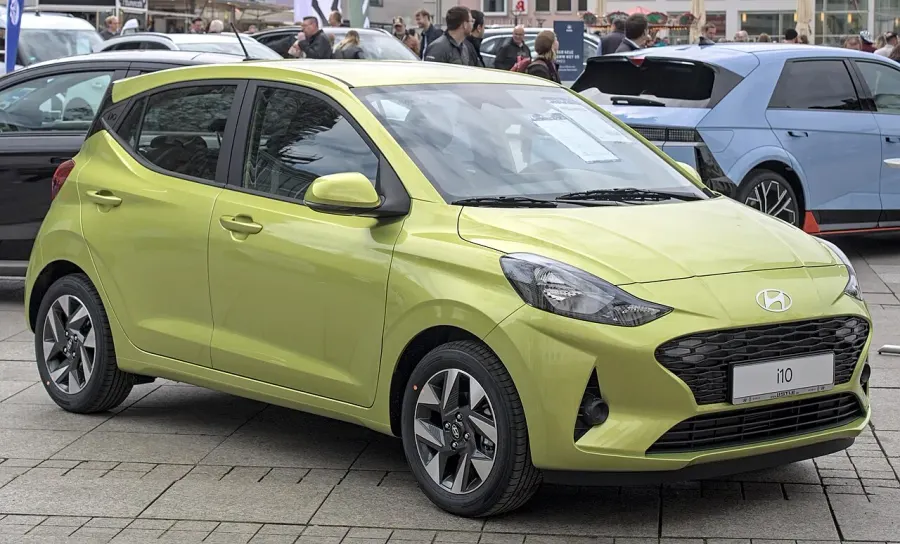 The Hyundai i10 card