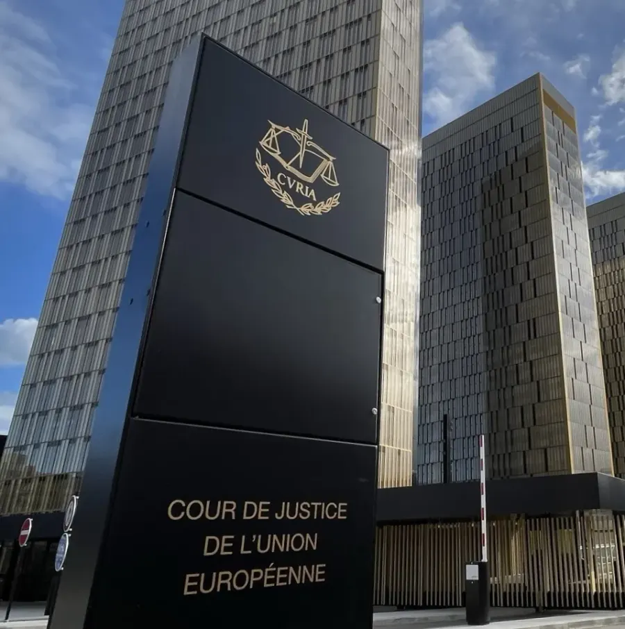La carte Cour de justice de l'Union européenne