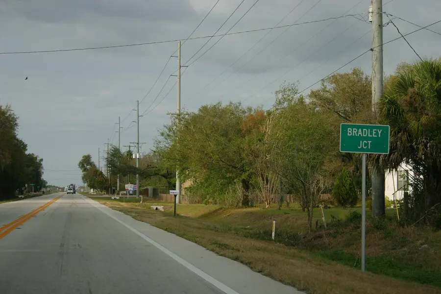 La carte Bradley Junction
