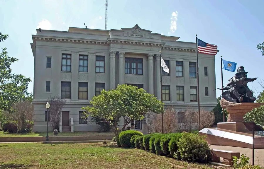 The Noble County, Oklahoma card