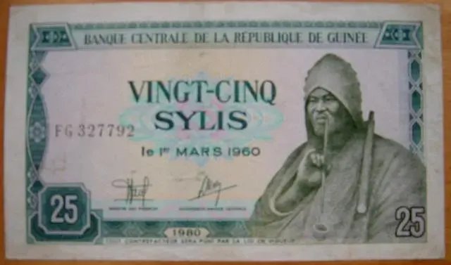 The Guinean syli card