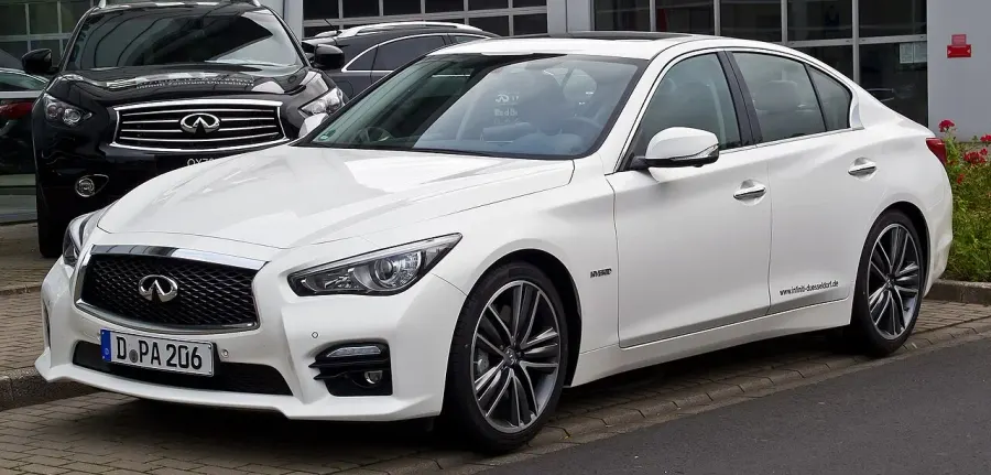 The Infiniti Q50 card