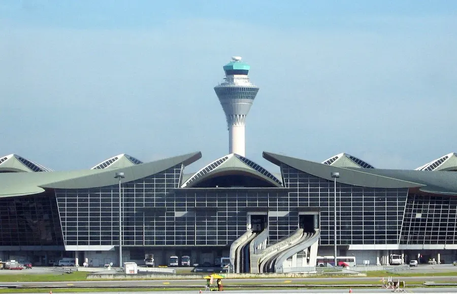 La carte Aéroport international de Kuala Lumpur