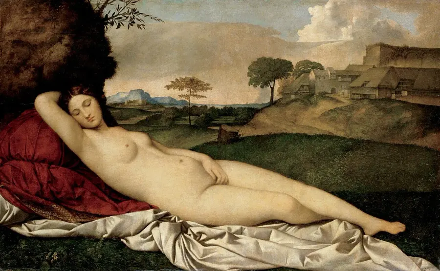 The Sleeping Venus card