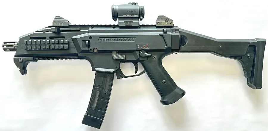 La carte CZ Scorpion Evo 3