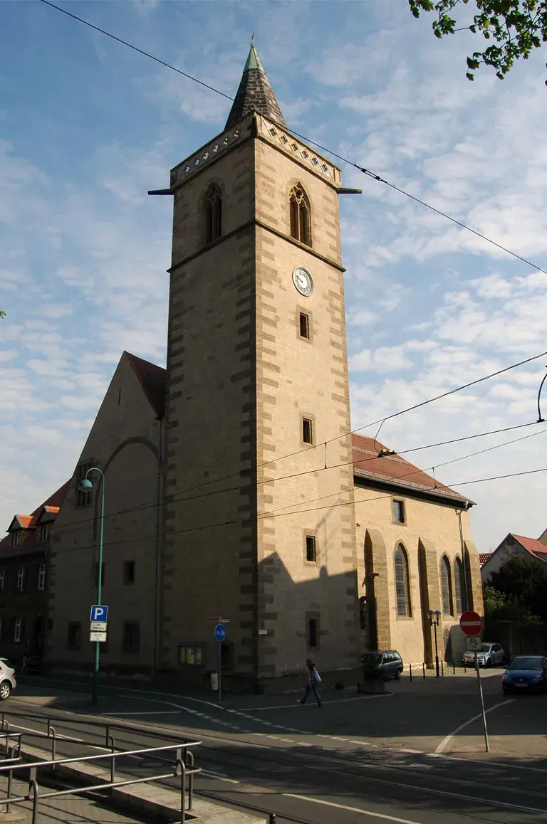 The St. Andrew's Church, Erfurt card
