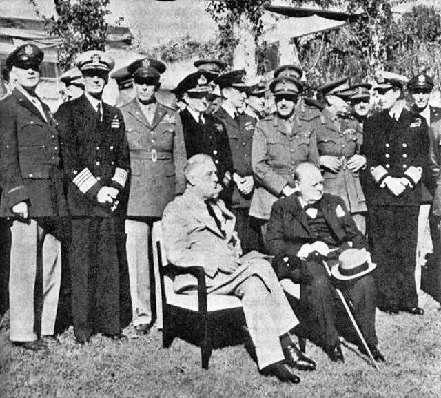 The Casablanca Conference card