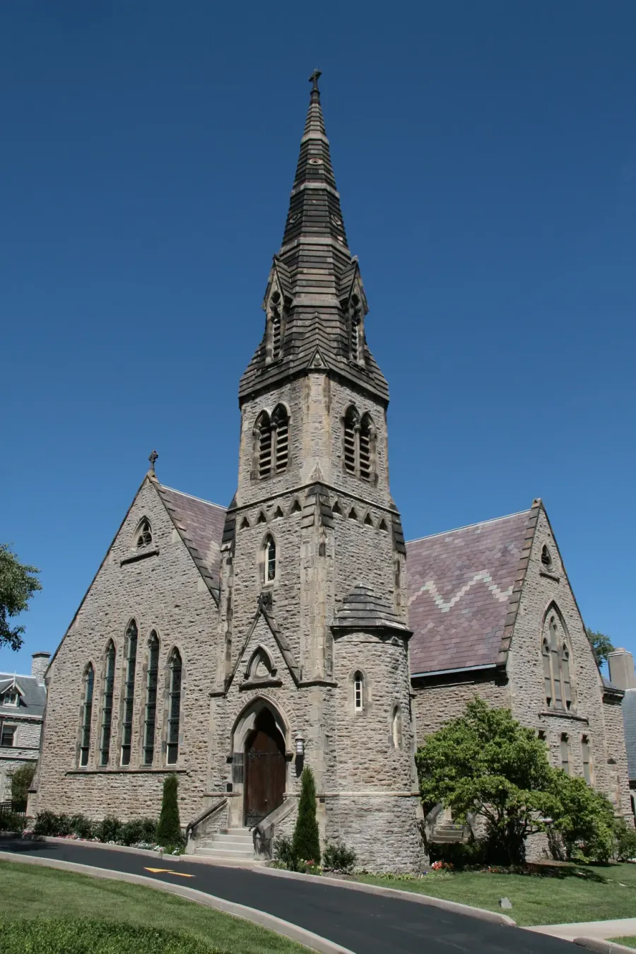 La carte Église épiscopalienne du Calvaire de Cincinnati