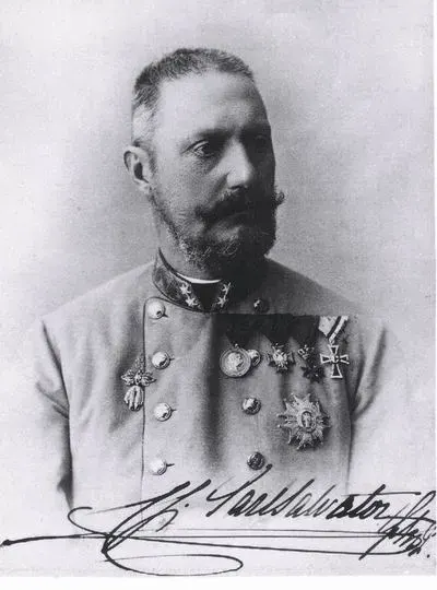 La carte Charles Salvator de Habsbourg-Toscane
