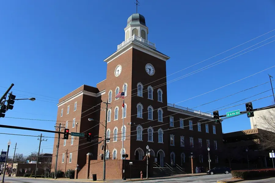The Spalding County, Georgia card