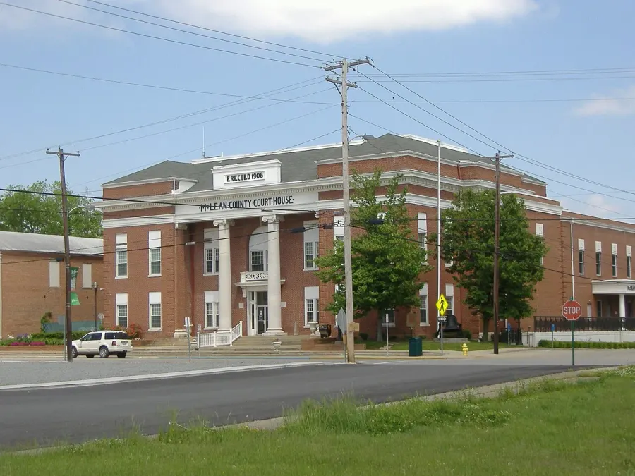 The McLean County, Kentucky card