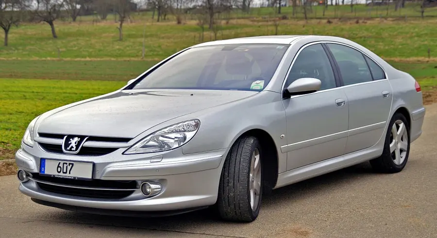 La carte Peugeot 607