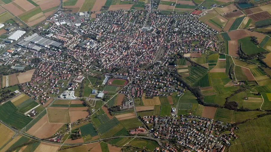 La carte Großostheim
