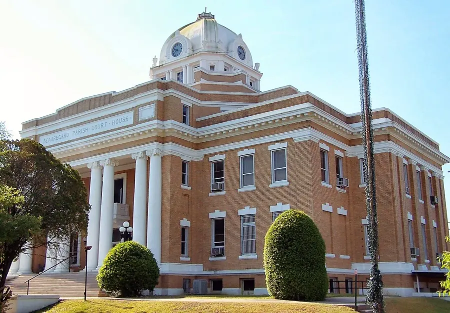 The Beauregard Parish, Louisiana card