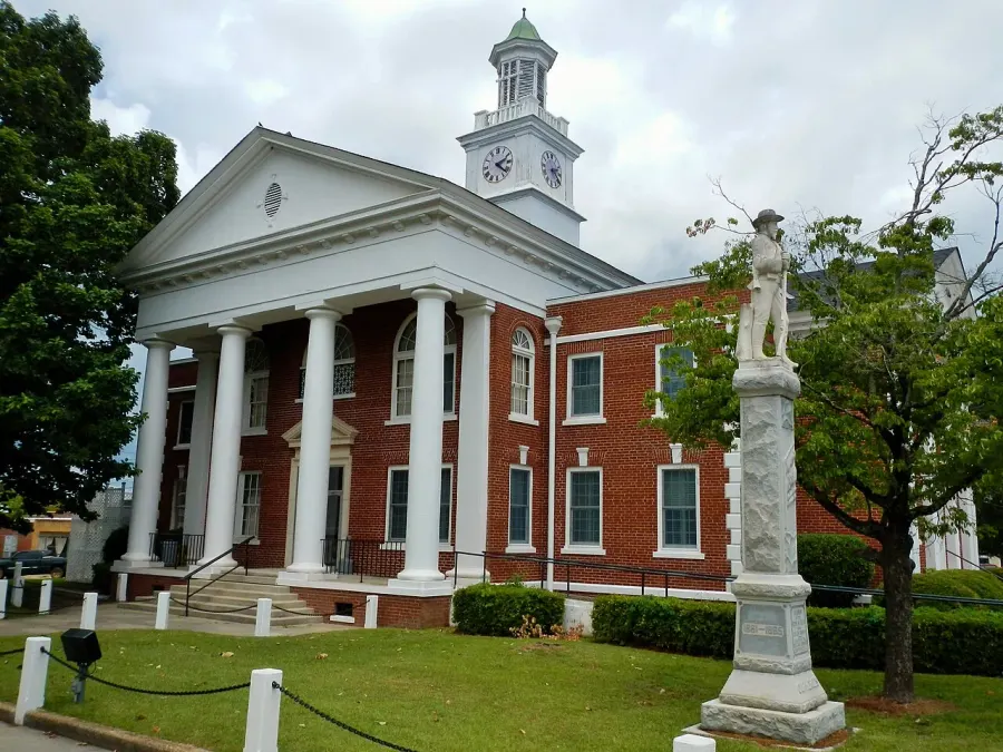 The Taylor County, Georgia card