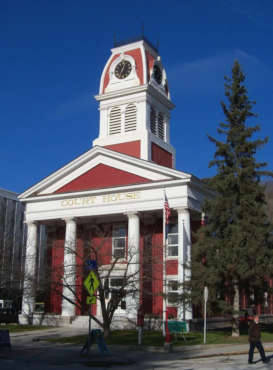 The Washington County, Vermont card