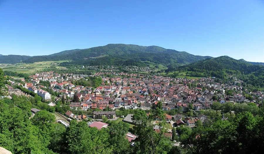 La carte Waldkirch