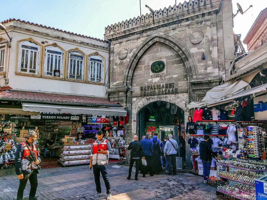 The Grand Bazaar, Istanbul card