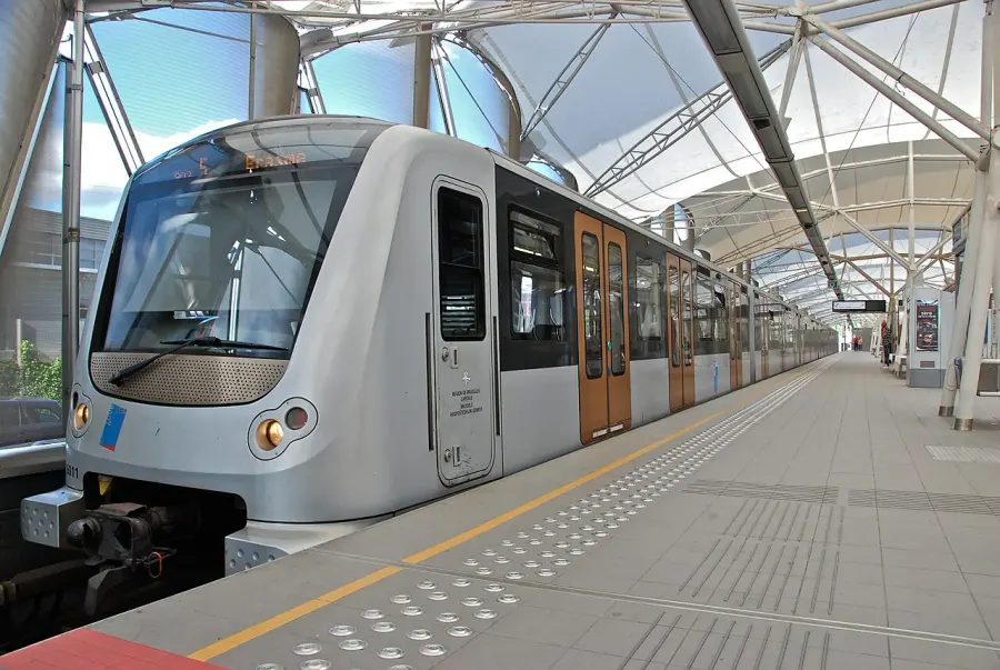 La carte Métro de Bruxelles