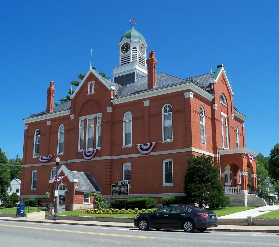 The Franklin County, Maine card