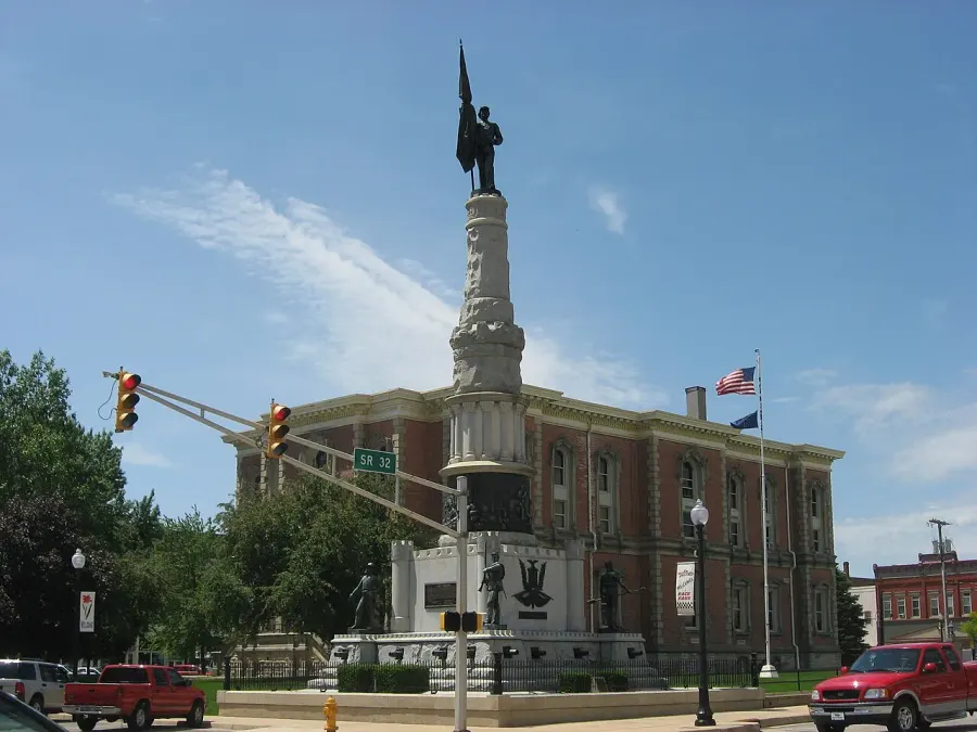 The Randolph County, Indiana card