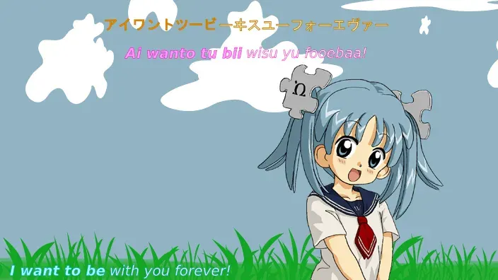 La carte Fansub