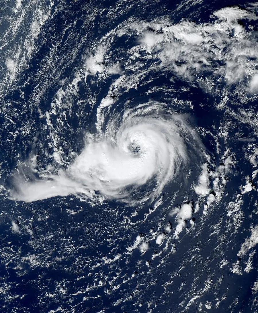 La carte Ouragan Vince