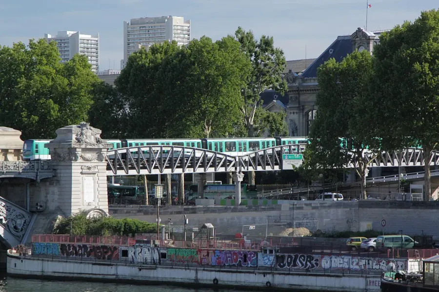 La carte Ligne 5 du métro de Paris