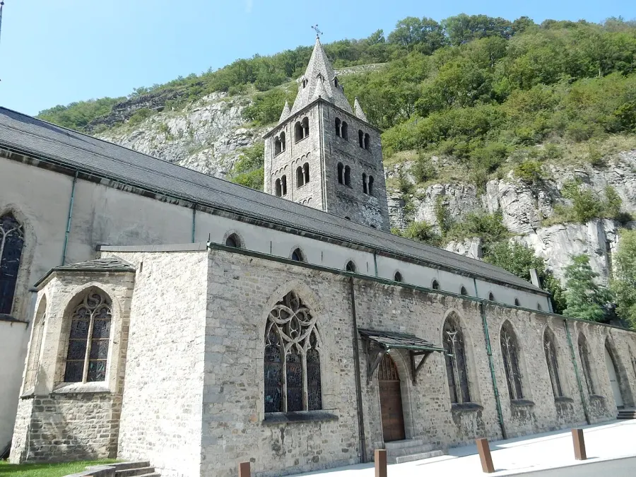 La carte Abbatiale Saint-Maurice-d'Agaune de Saint-Maurice