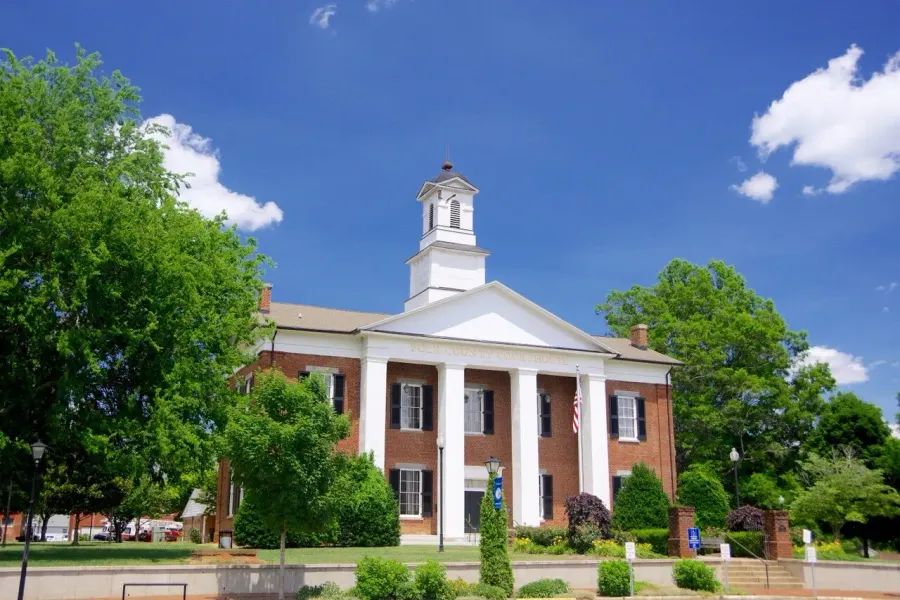 The Polk County, North Carolina card