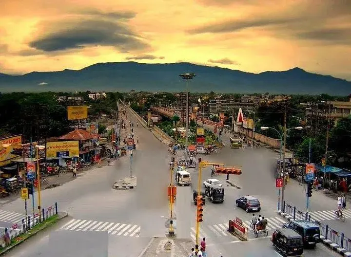 La carte Siliguri