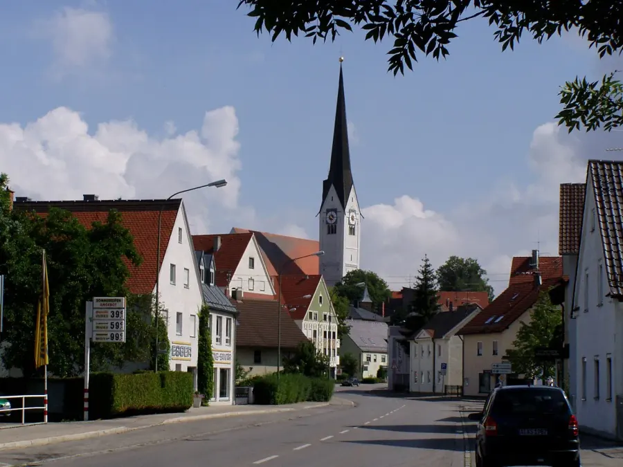 La carte Schwabmünchen