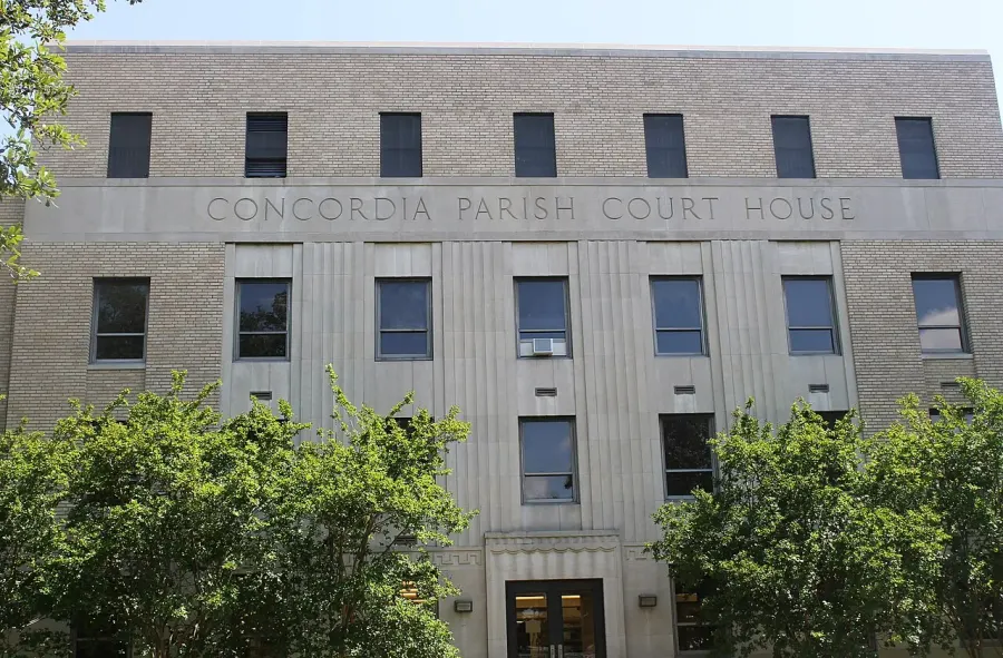 The Concordia Parish, Louisiana card