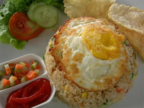 La carte Nasi goreng