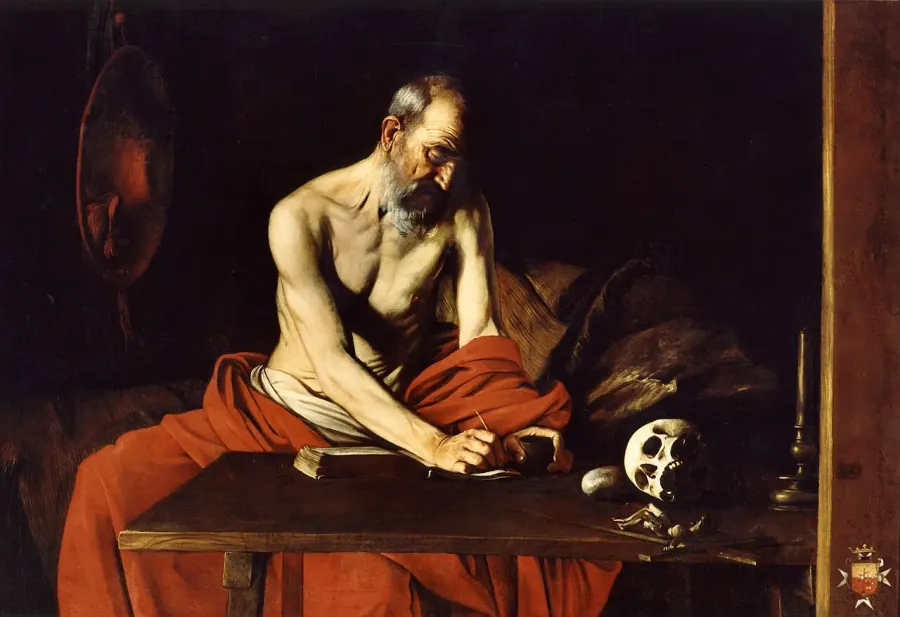 La carte Saint Jérôme écrivant