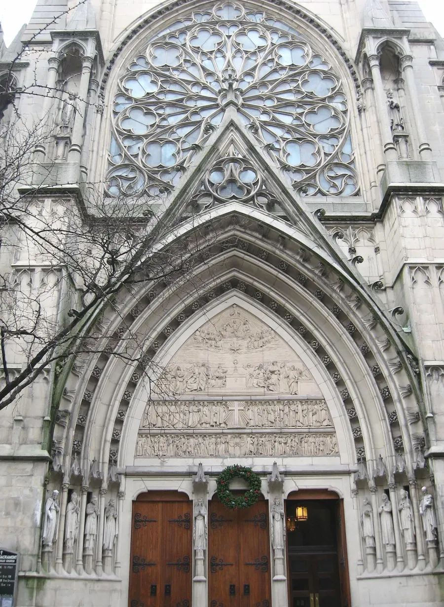La carte Église du Saint-Sacrement de Manhattan