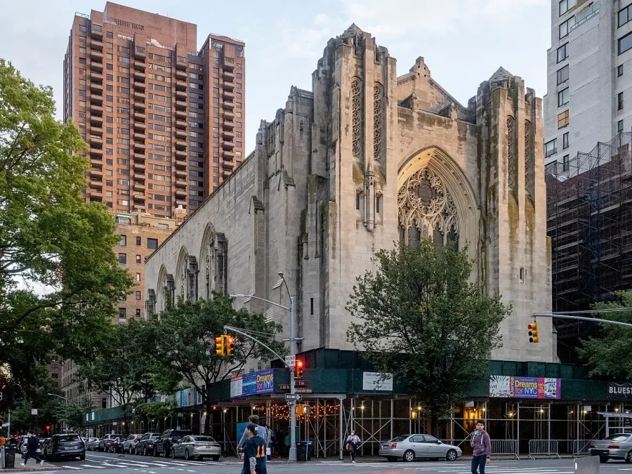 La carte Église du Repos-Céleste de Manhattan