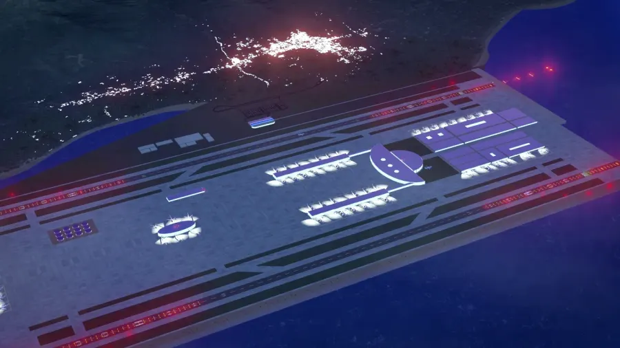 La carte Aéroport international de Bali Nord