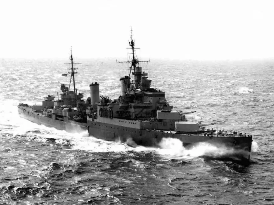 The HMS Sheffield card