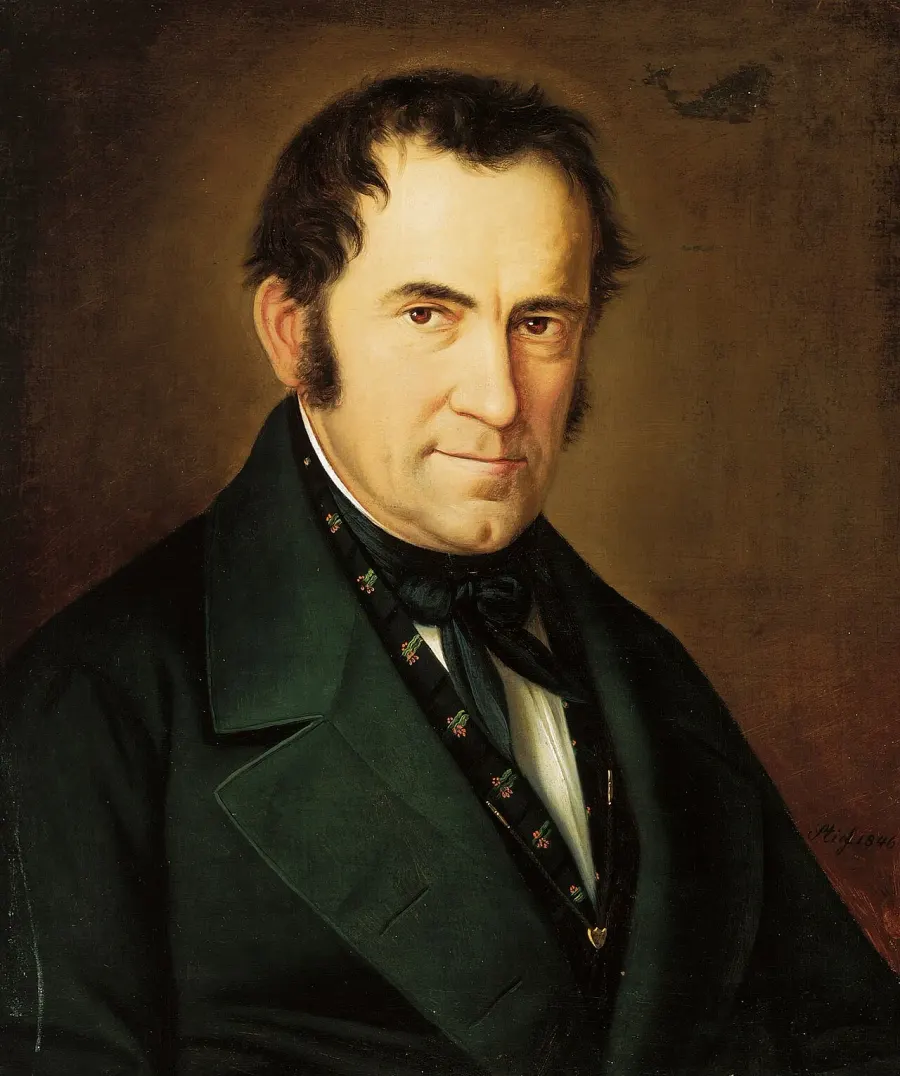 La carte Franz Xaver Gruber