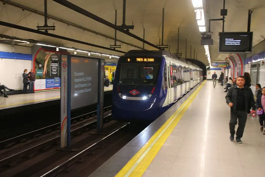 La carte Ligne 6 du métro de Madrid